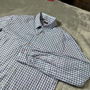 Paul Smith Checker Purple Green Longsleeve Button Shirt Size M Preppy Casual